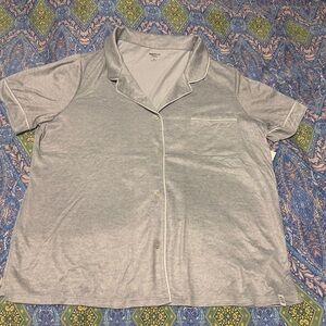 New Gap Body Button-Up Pajama Top